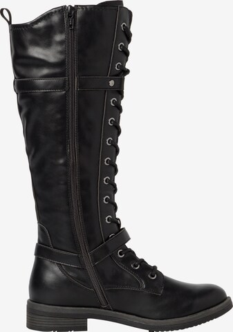 TAMARIS Lace-up boot in Black