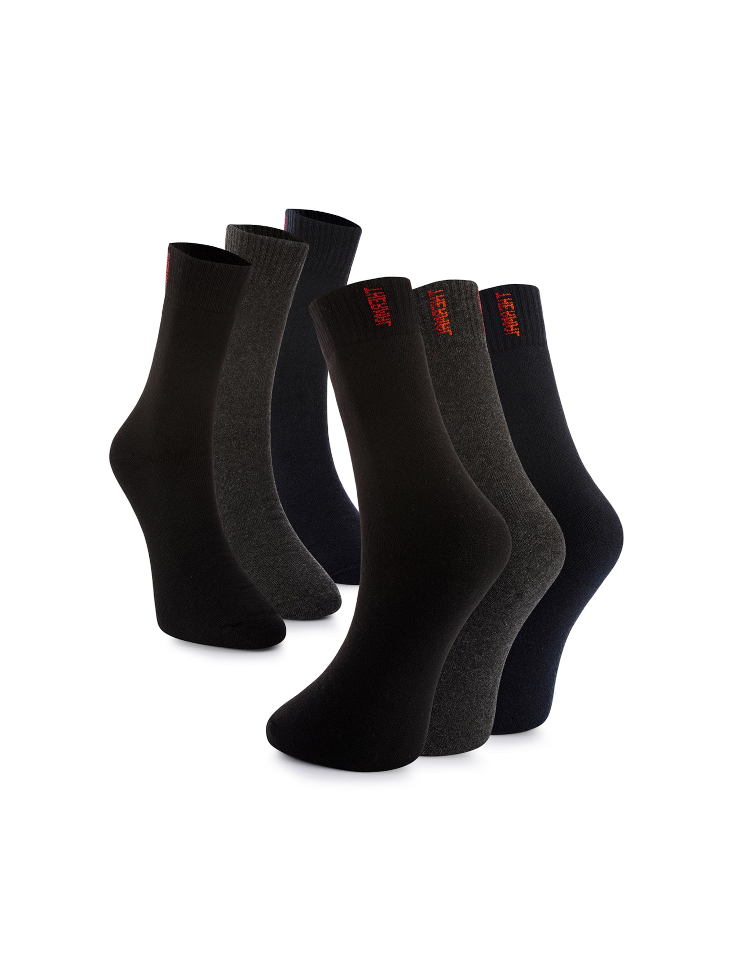 Calzino 'Thermal' di Crea Socks in nero: frontale