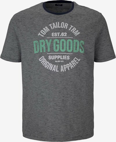 TOM TAILOR Men + T-Shirt en gris chiné, Vue avec produit