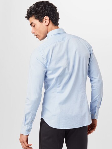 La Martina Slim fit Button Up Shirt in Blue