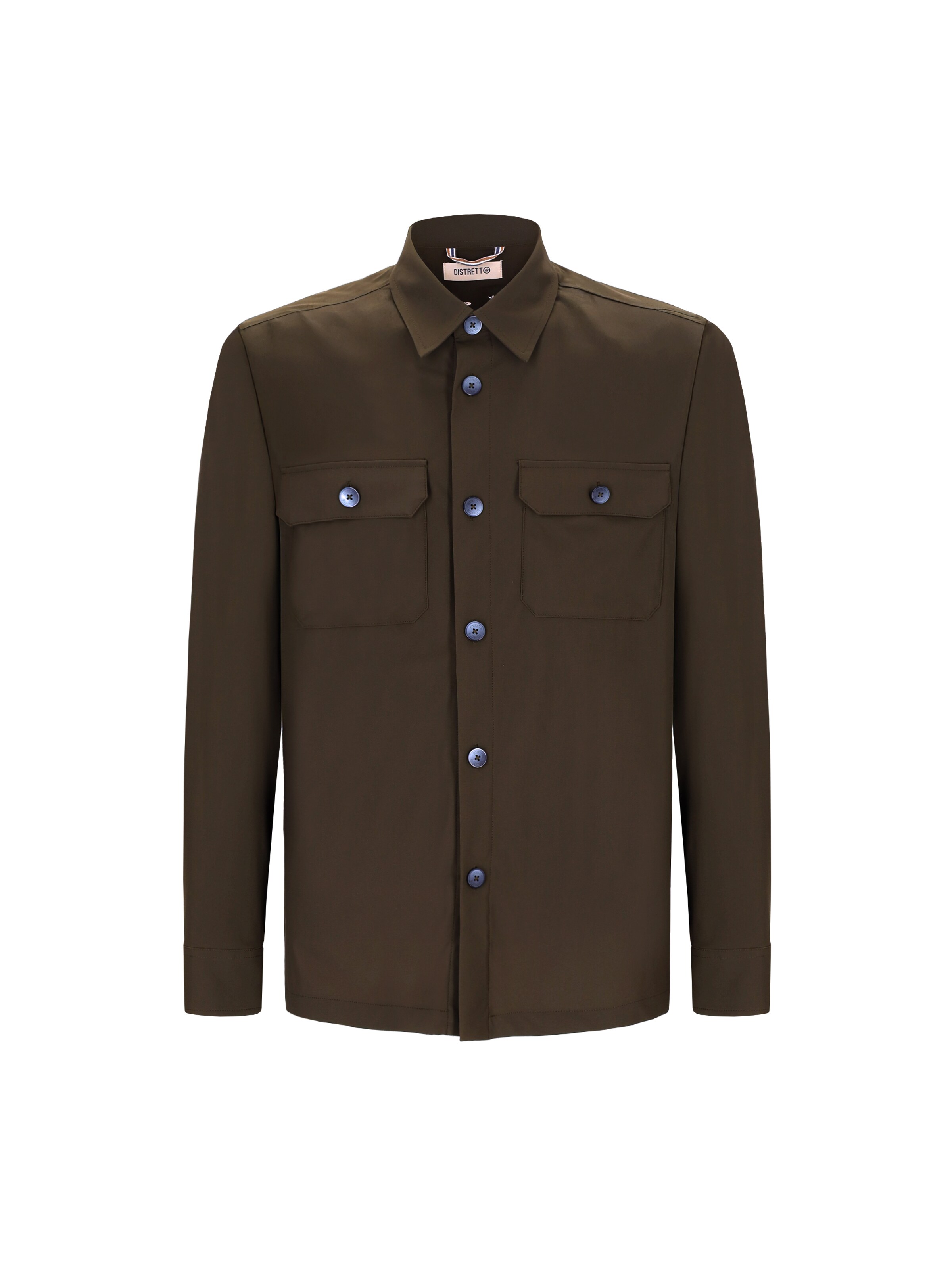 Distretto12 Between-season jacket in Green: front