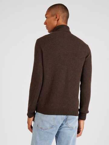 Casual Friday Pullover 'Karl' in Braun