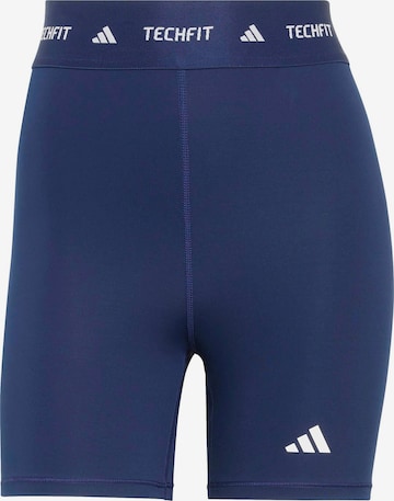 ADIDAS PERFORMANCE Skinny Sportshorts 'All Me' in Blau: Vorderseite