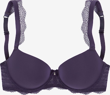 NUANCE T-shirt Bra in Purple: front