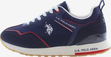 U.S. POLO ASSN. Sneakers laag 'Tabry' in Blauw: voorkant