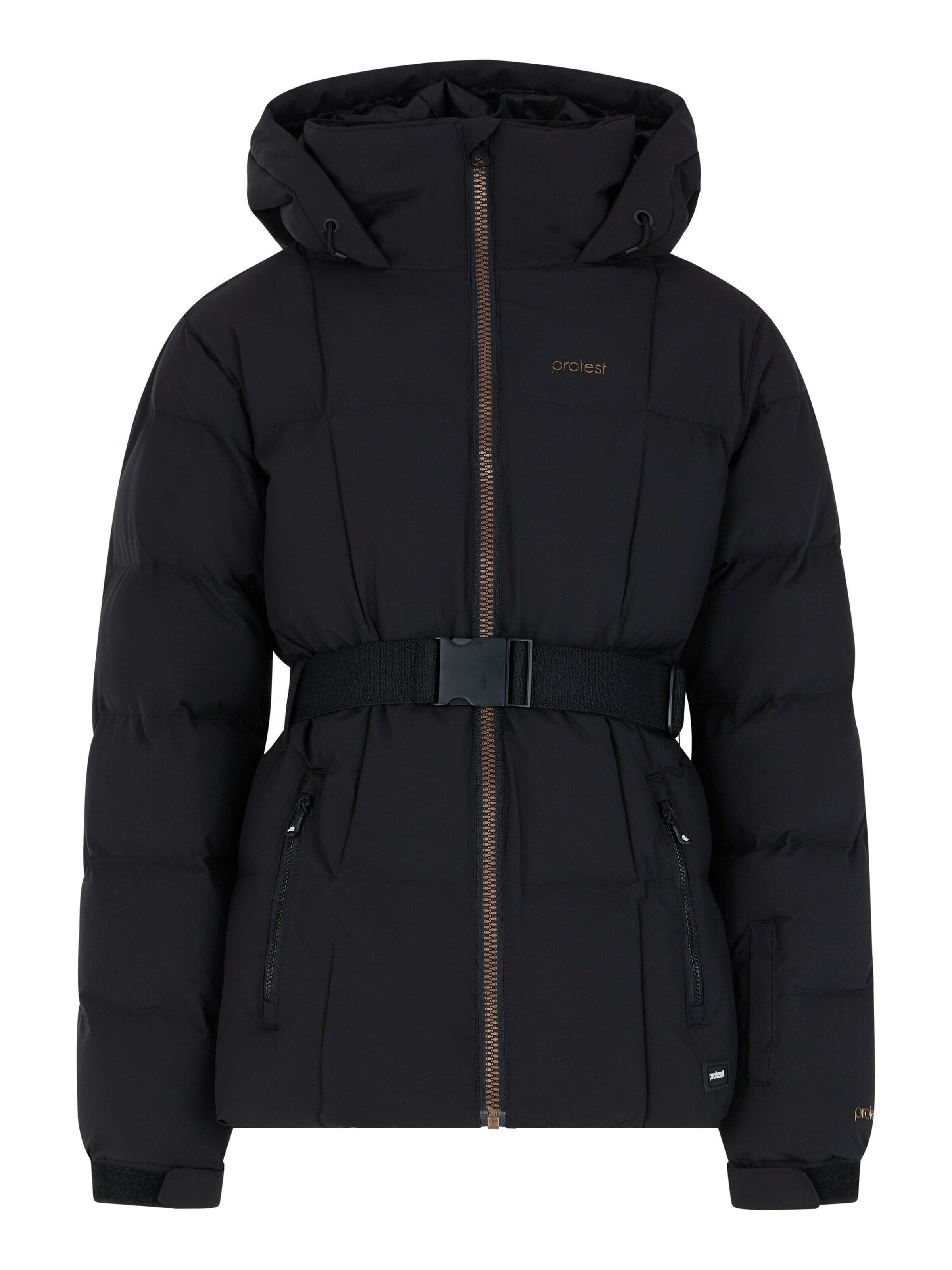 PROTEST Sportjacke 'PRTSANI JR'‌‌‌‌‌‌‌‌ in Schwarz: Vorderseite