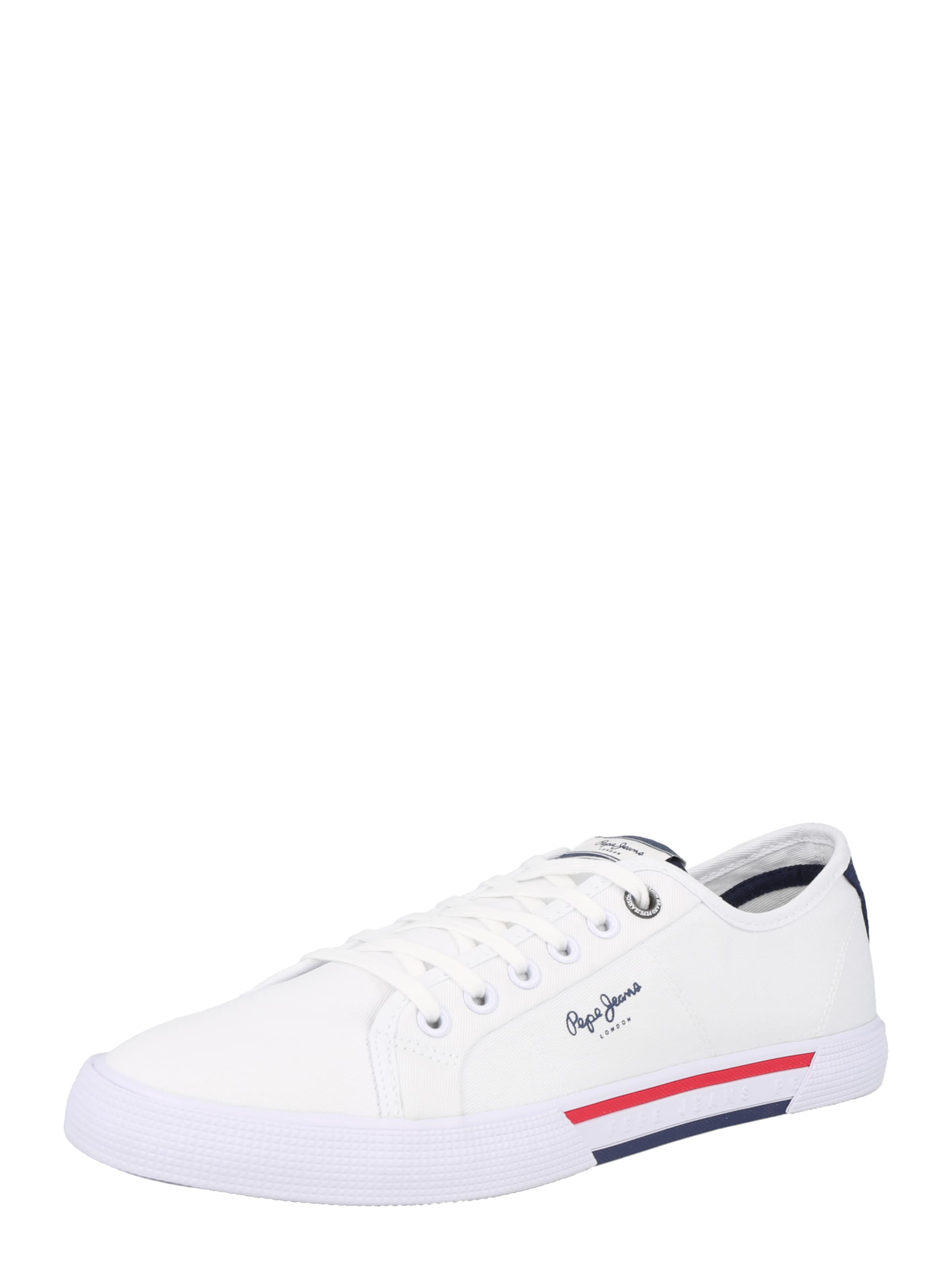 Baskets basses 'Brady' Pepe Jeans en blanc : devant