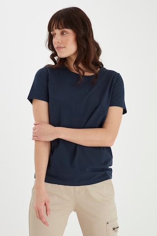 Fransa Shirt in Blauw: voorkant