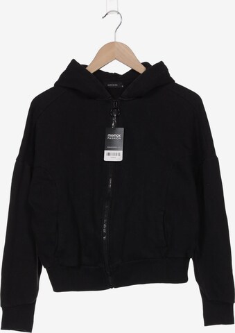 Reserved Sweatshirt & Zip-Up Hoodie in S in Black: front