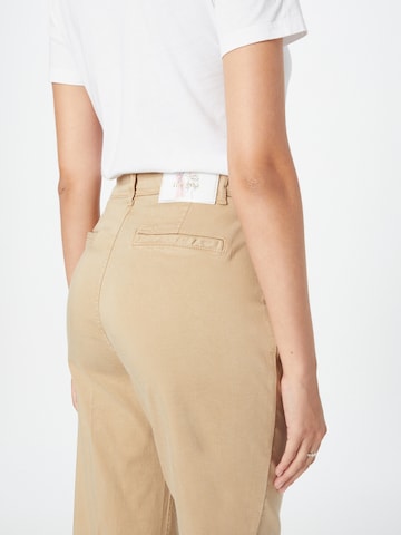 Regular Pantaloni cu cute 'Oststadt' de la Goldgarn pe bej