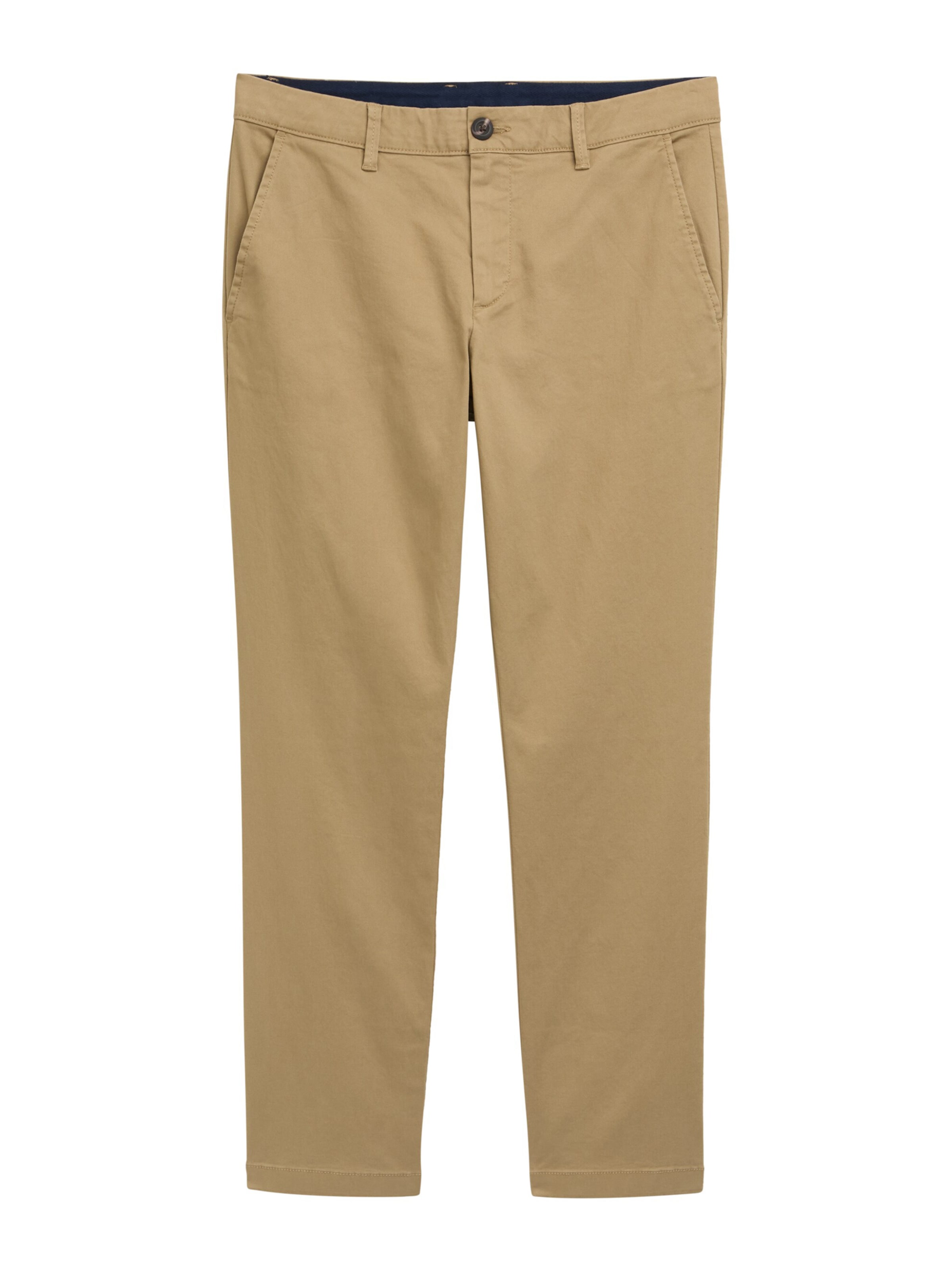 TOM TAILOR Štandardný strih Chino nohavice - Béžová: predná strana