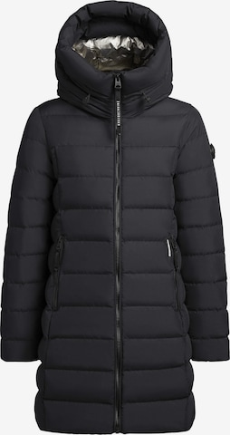 Manteau d’hiver 'Nekar-YM' khujo en noir : devant