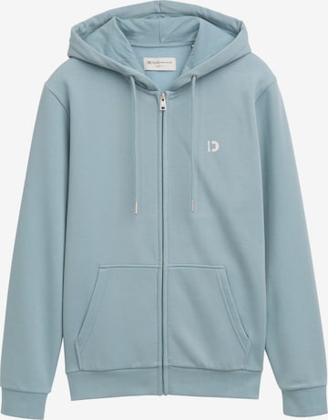 TOM TAILOR DENIM Sweatjacke in Blau: Vorderseite