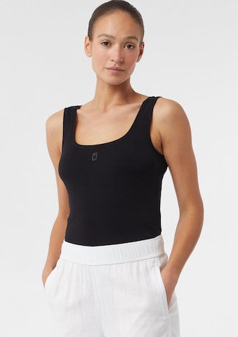 comma casual identity Shirt in Schwarz: Vorderseite
