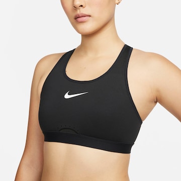 NIKE Bustier Sports-BH i svart