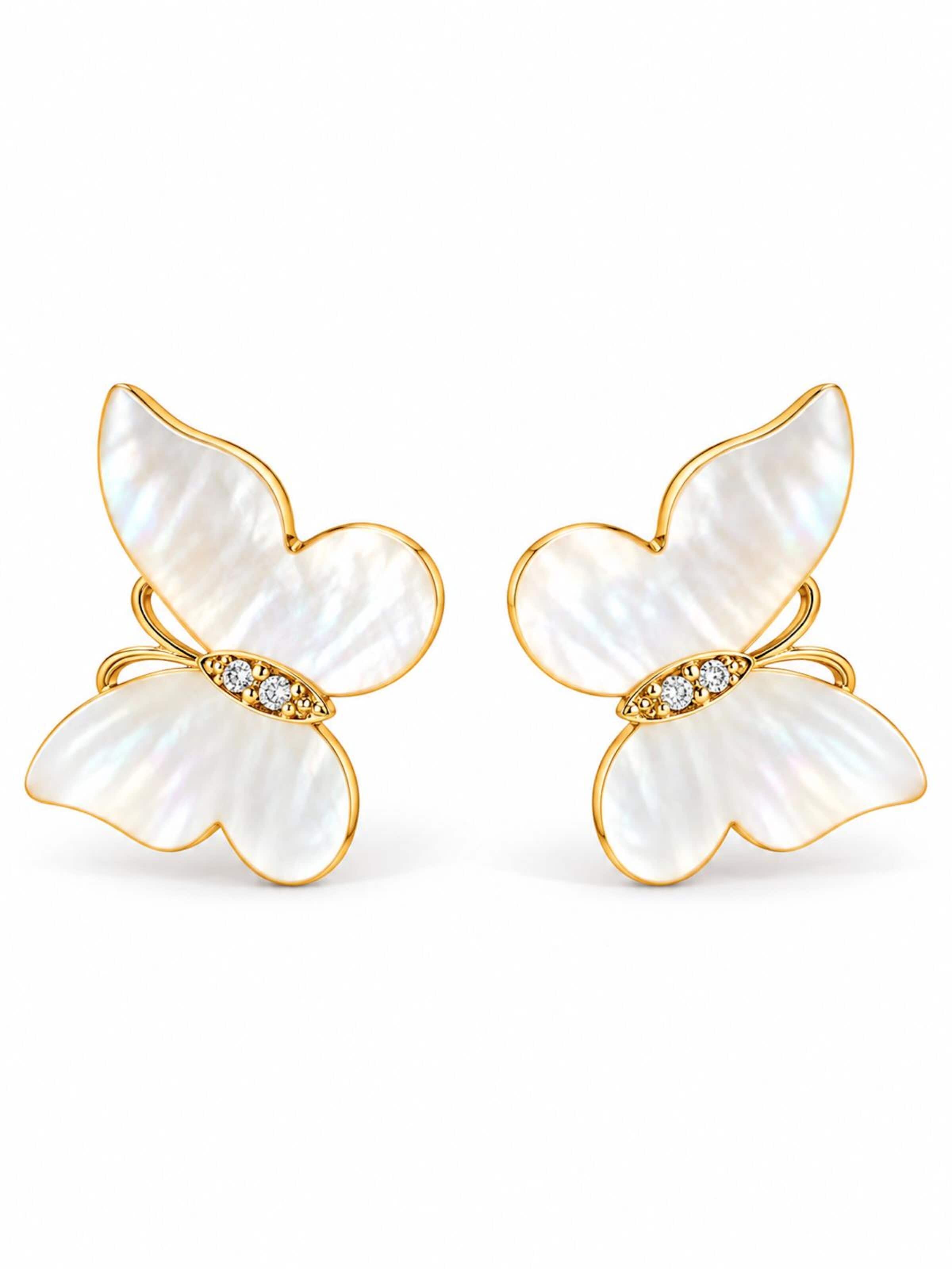 Boucles d'oreilles LanLivia en or : devant