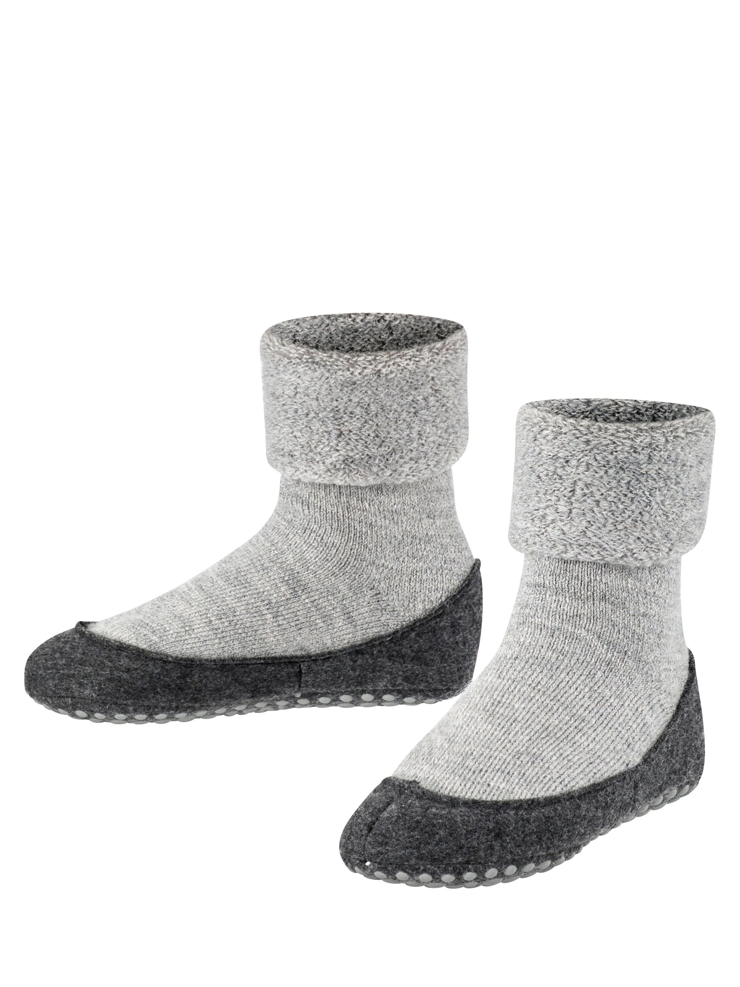 FALKE Socks 'Cosyshoe Teens' in Grey: front