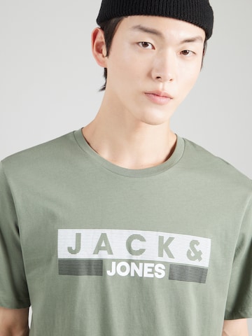 JACK & JONES T-Shirt 'JWHCORP' in Grün