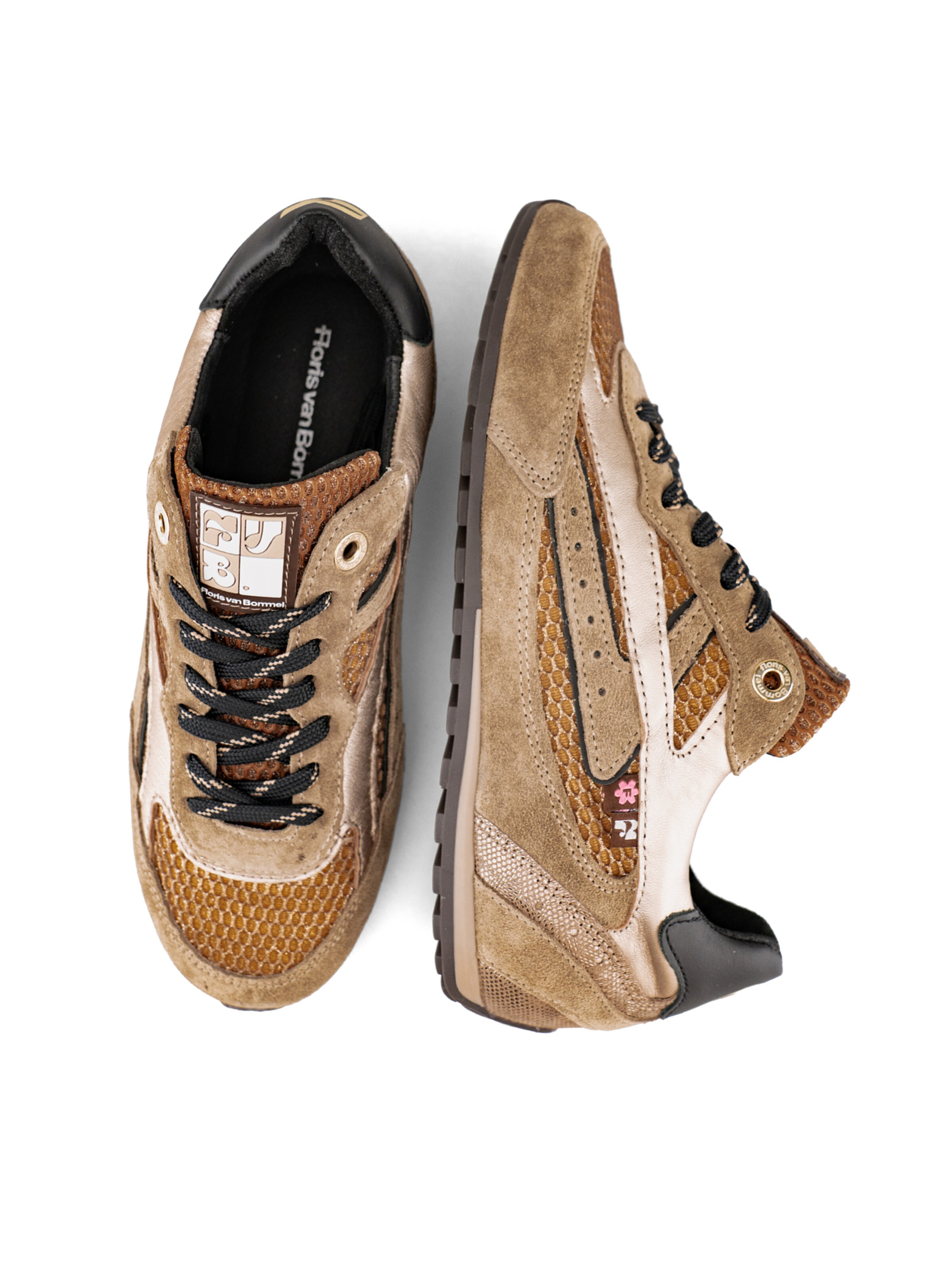 Floris van Bommel Sneakers laag 'Illvi 01' in Bruin