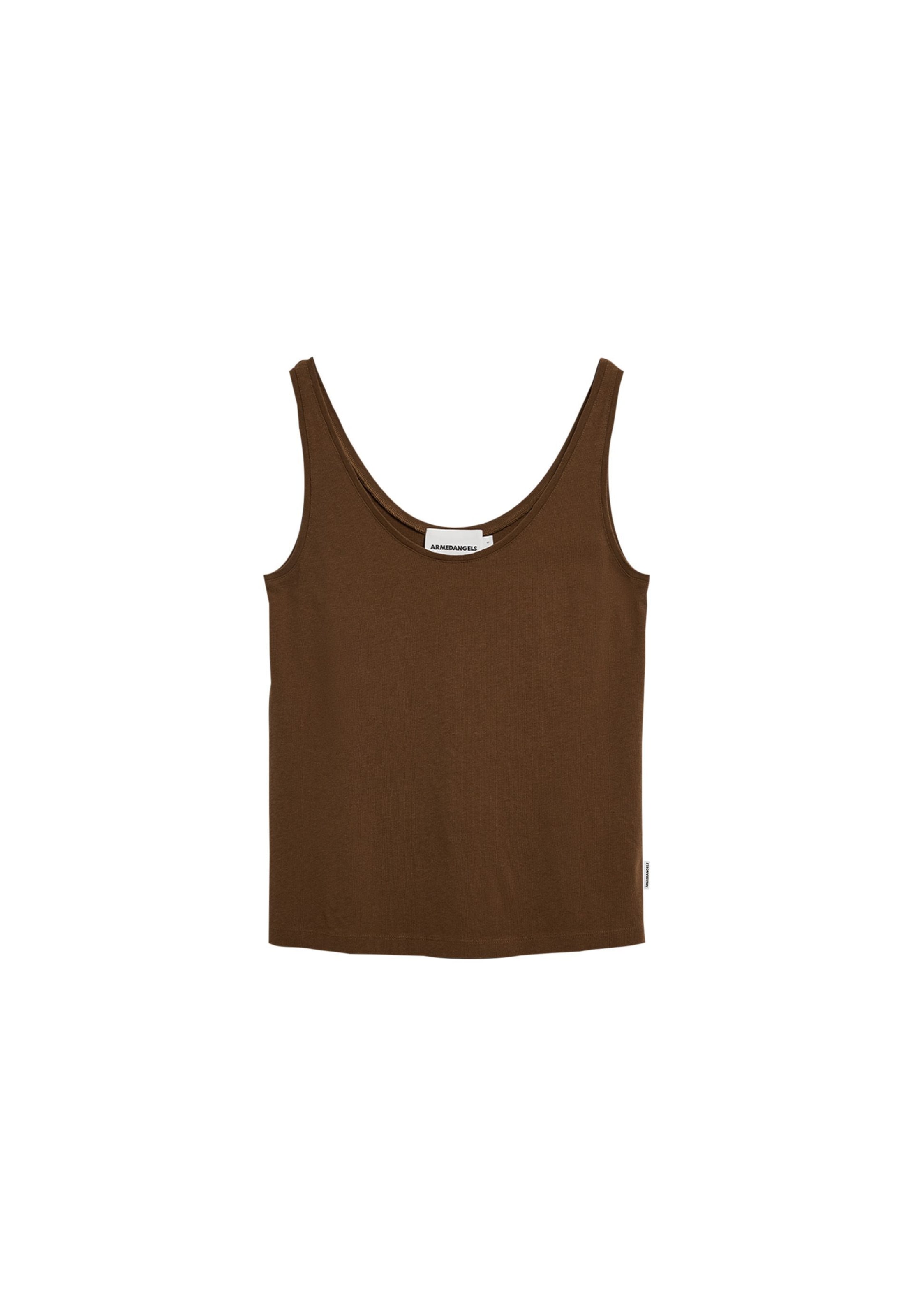 ARMEDANGELS Top LINO BLEND in Grün: Vorderseite