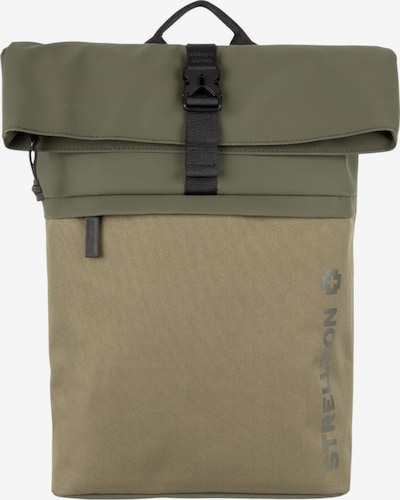 STRELLSON Rucksack 'Alperton Eddie Daypack' in beige / oliv, Produktansicht