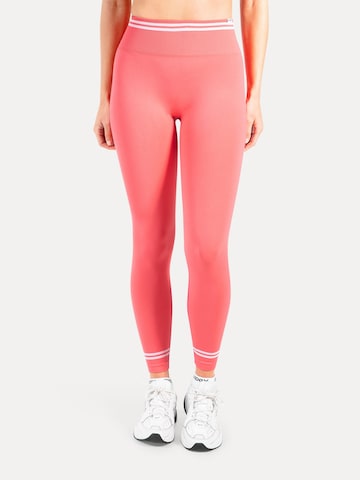 Smilodox Tapered Leggings in Roze: voorkant
