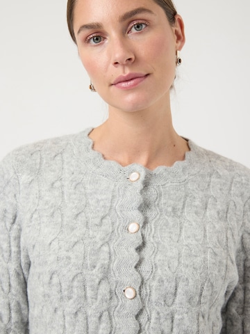 Cardigan 'YASBUBERA' YAS en gris