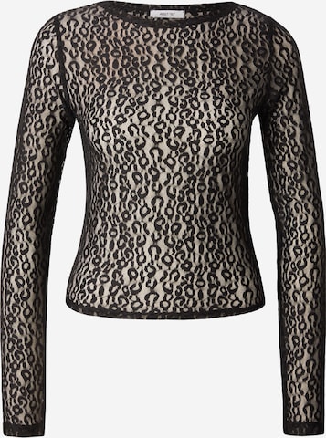 T-shirt 'Charleen' ABOUT YOU en noir : devant