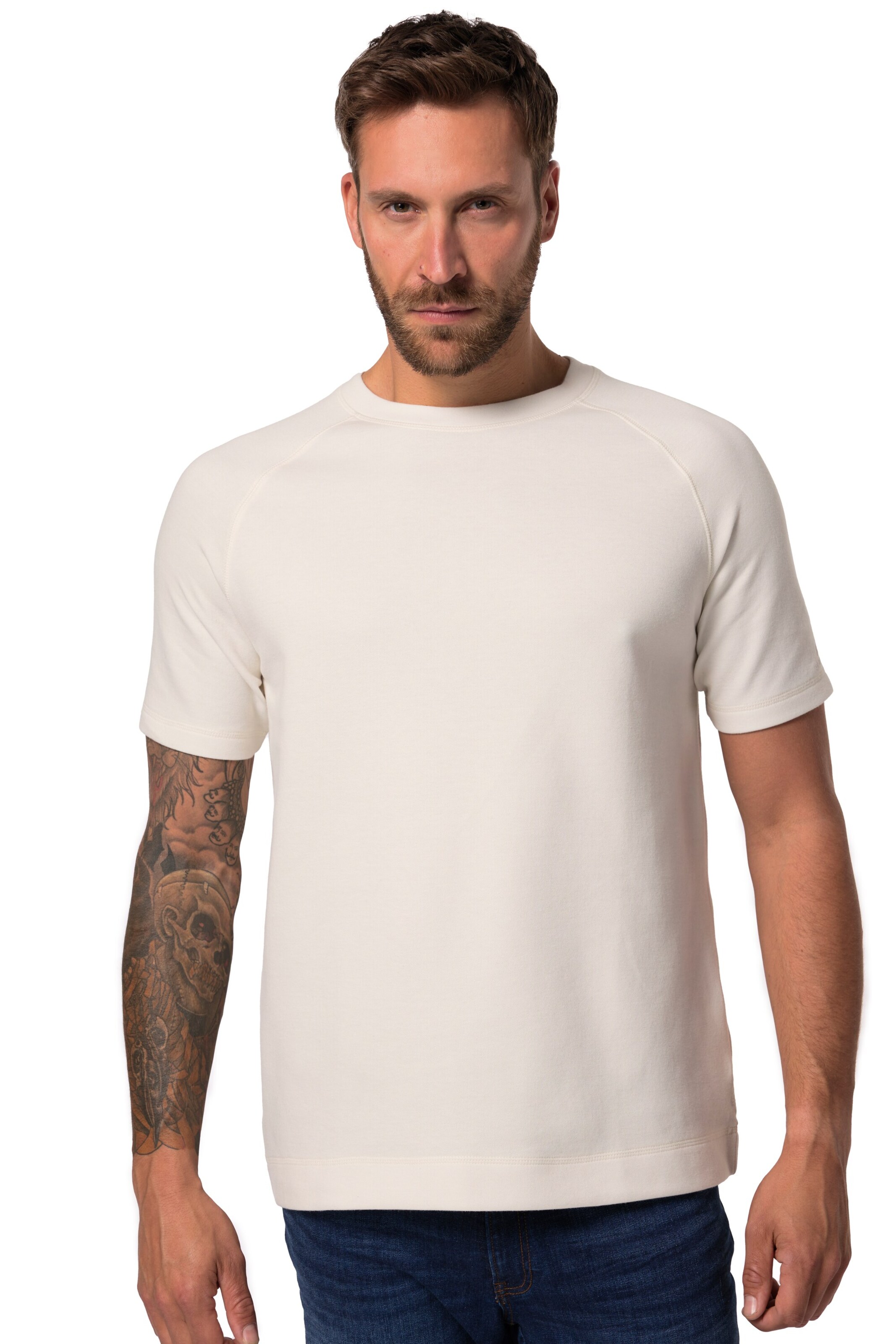 T-Shirt JP1880 en beige : devant