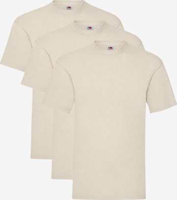 FRUIT OF THE LOOM Shirt 'T-shirt 3-pack' in White: front
