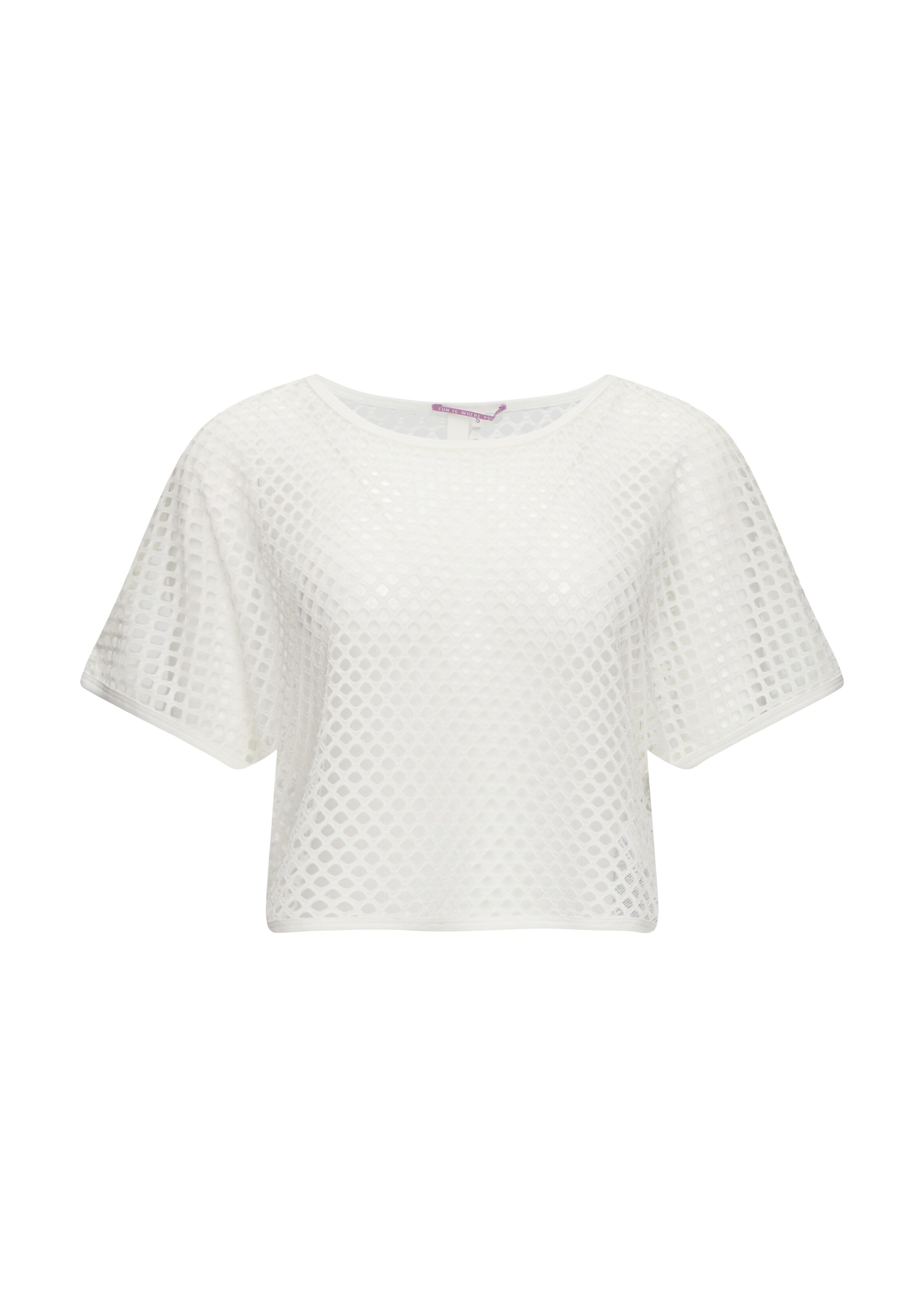 QS Shirt in Weiß: Vorderseite