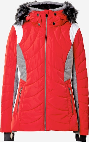 LUHTA Outdoor Jacket 'EMBOM' in Red: front