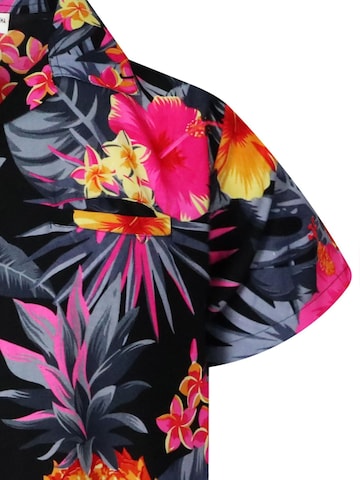 King Kameha Shirt 'Pineapple' in Grijs