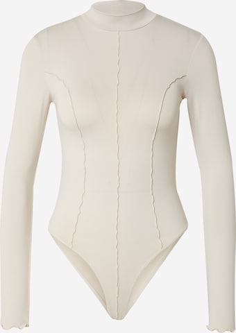 Tally Weijl T-shirtbody i beige: framsida