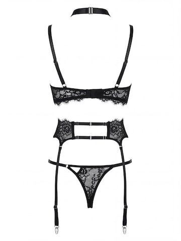 SpaLeXLine Balconette Wäsche-Sets 'SX1031'‌‌‌‌‌‌‌ in Schwarz