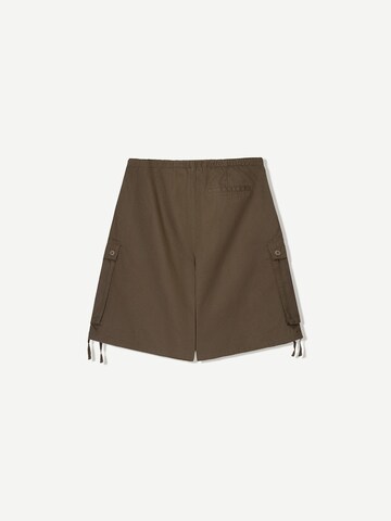Loosefit Pantalon cargo Bershka en beige
