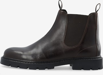 Chelsea Boots 'JEFF' Bianco en marron : devant
