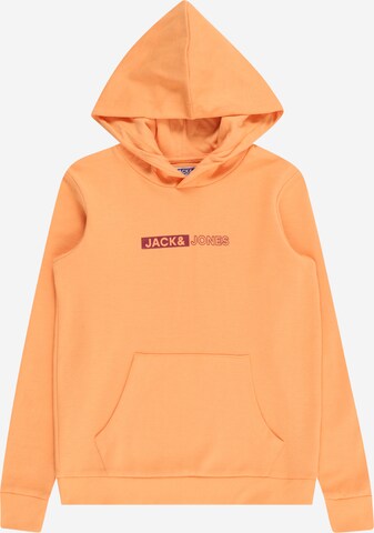 Jack & Jones Junior Sweatshirt 'NEO' in Orange: front