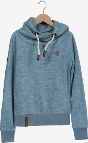 naketano Sweatshirt & Zip-Up Hoodie in XS in Blue: front