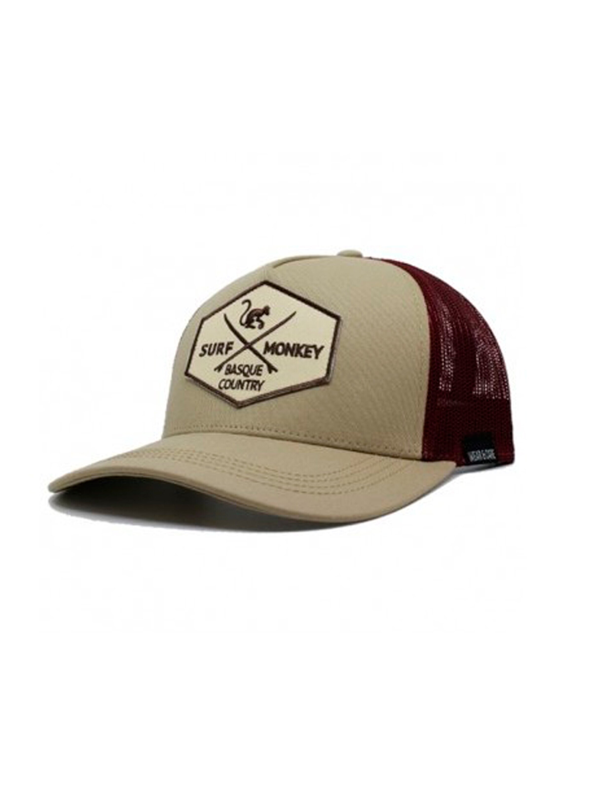 Casquette de sport Surf Monkey en rouge : devant