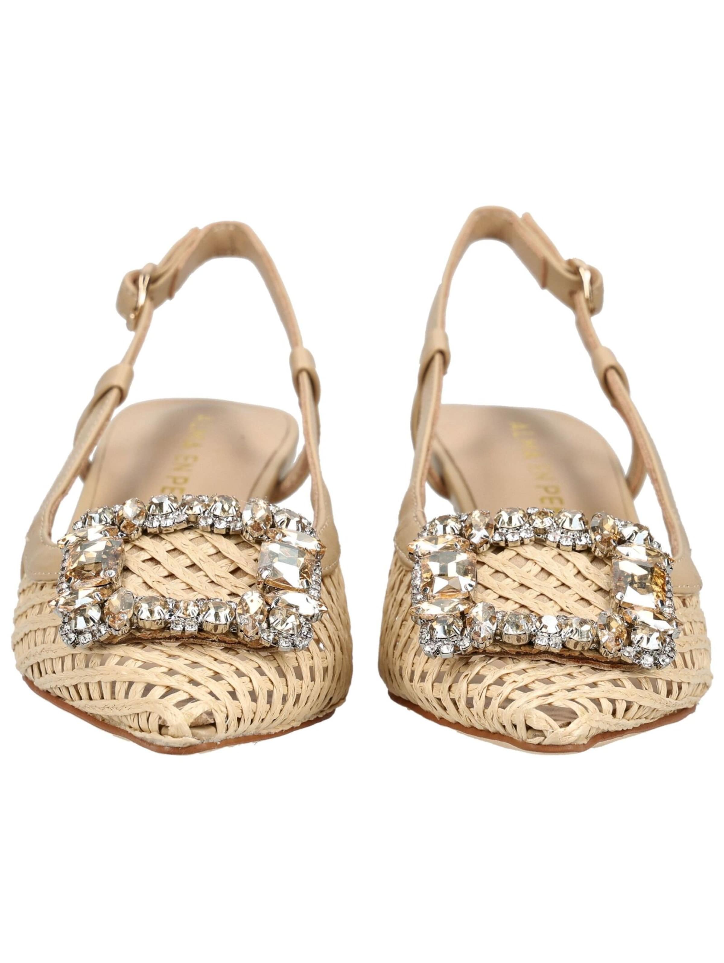 Alma En Pena Slingback Pumps in Beige