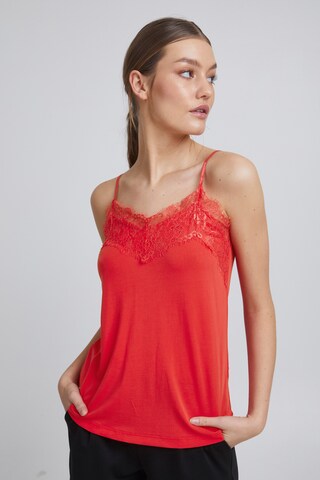 ICHI Top in Rood: voorkant