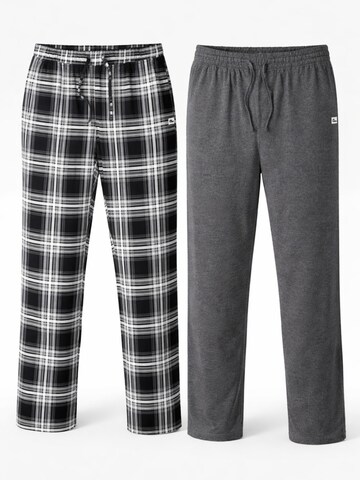 PANTONECLO - Pijama largo 'Pantoneclo Men’s Night Wear Long Pajama- 2 PCS' en negro: frente