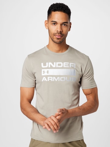 UNDER ARMOUR Funktionsskjorte 'Issue' i grå: forside