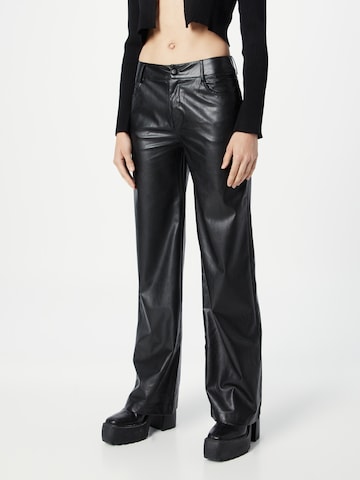 Misspap Loose fit Trousers in Black: front