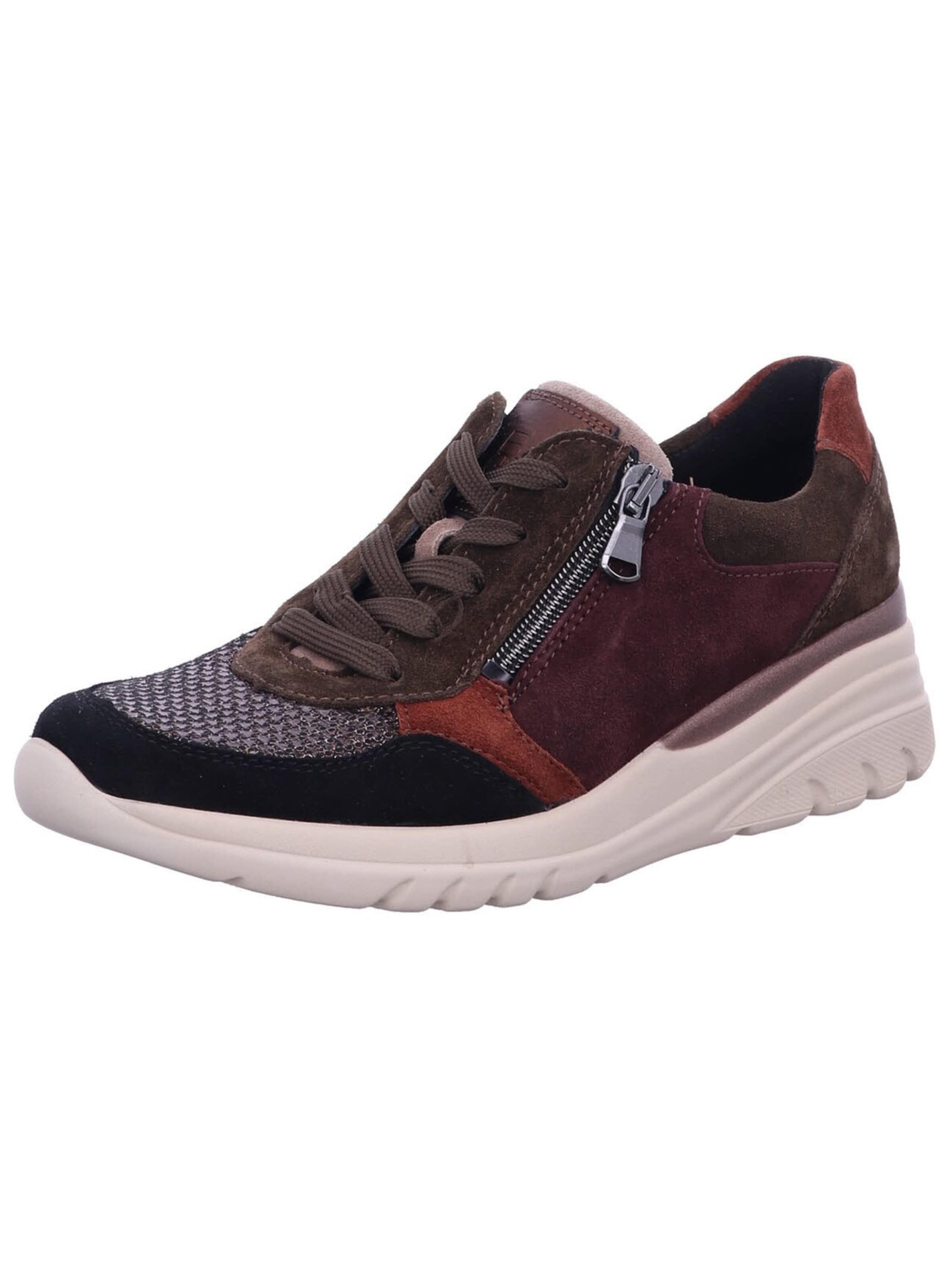 WALDLÄUFER Lace-Up Shoes 'Sneaker Low Damen 927H02-700 336 Echtleder in bunt' in 38,5 in Mixed colors, Item view