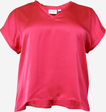 EVOKED - Blusa 'VIELLETTE' em rosa: frente