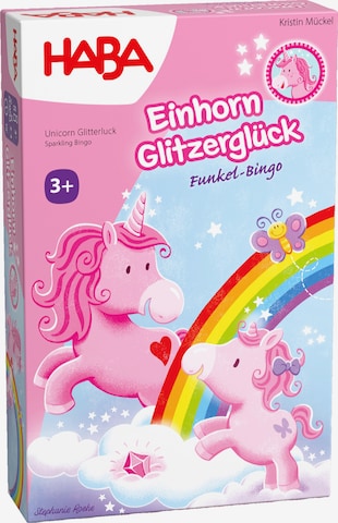 HABA Game 'Einhorn Glitzerglück - Funkel-Bingo' in Mixed colours: front