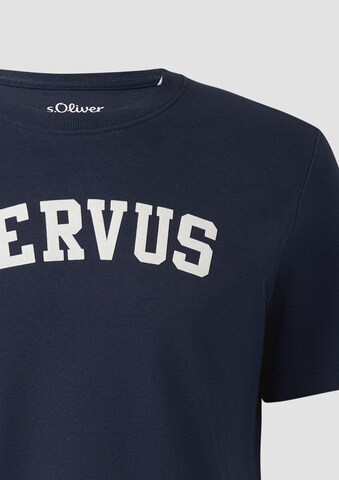 T-Shirt s.Oliver en bleu