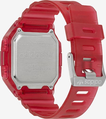 ADIDAS ORIGINALS Digitaal horloge 'Ao Street Digital One' in Rood